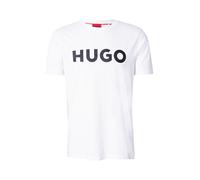 HUGO Camiseta 'Dulivio' negro / blanco S negro / blanco