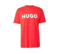 HUGO Camiseta 'Dulivio' rojo claro / blanco XS rojo claro / blanco