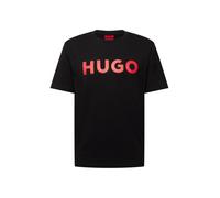 HUGO Camiseta regular fit en punto de algodón con logo estampado - StyleDulivio, 50467556 Negro XL