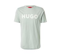 HUGO Camiseta 'Dulivio' verde pastel / blanco M verde pastel / blanco
