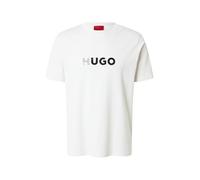 HUGO Camiseta 'Dumeo' ecru / negro L ecru / negro