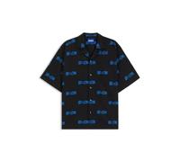 Hugo Camiseta Eligino para Hombre, 001negro, XXL