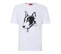 Hugo Camiseta Estampado de Perro para Hombre (GT7413)