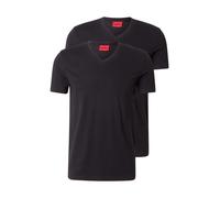 HUGO Camiseta 'HUGO-V' negro, Talla L