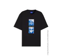 HUGO Camiseta HUGO x Jujutsu Kaisen con estampado de Saturo Gojo - StyleNuley_JJK, 50554841 Negro L