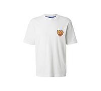 HUGO Camiseta 'Nalentinio' azul / naranja claro / blanco XXL azul / naranja claro / blanco