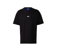 HUGO Camiseta 'Nalono' negro / blanco XXL EUR