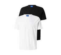 HUGO Camiseta 'Naolo' azul / negro / blanco XXXL azul / negro / blanco