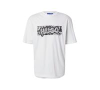 HUGO Camiseta unisex de punto de algodón con estampado gráfico - StyleNedirix, 50549162 Blanco M