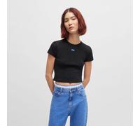 HUGO Camiseta 'Baby' azul / negro / blanco L azul / negro / blanco