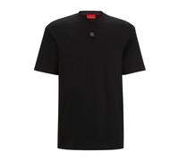 Hugo - Camiseta negra con logo de metal - Tops - Hombre - Negro - L -