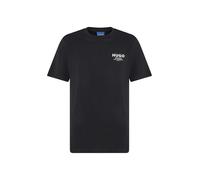 HUGO Camiseta regular fit de algodón con logo estampado - StyleNesptee, 50572740 Negro S