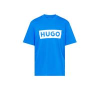 HUGO Camiseta 'Nico' azul oscuro / blanco M EUR