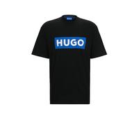 HUGO Camiseta 'Nico' azul oscuro / negro / blanco M azul oscuro / negro / blanco