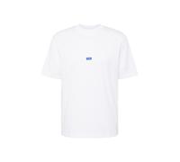 HUGO Camiseta 'Nieros' azul / blanco Hombre HUGO S azul / blanco