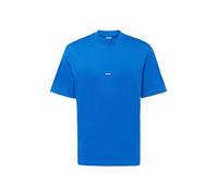 HUGO Camiseta 'Nieros' azul real / offwhite XXL EUR