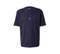 HUGO Camiseta 'Nieros' navy / azul oscuro / blanco, Talla XL