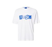 Hugo Blue Camiseta de punto de algodón 50543485-100 L