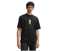 HUGO Camiseta Nutongo para Hombre, Negro, XXL