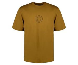 HUGO Camiseta Nylix de algodón para Hombre con diseño de Arte Feliz, 352Open Green, M