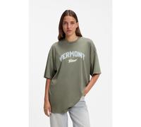 HUGO Camiseta oversize fit de algodón con estampado gráfico - StyleOversized Tee_B_17, 50574541 Verde L