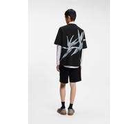 HUGO Camiseta oversize fit de algodón con llamativo logo estampado - StyleDariso, 50563445 Negro S