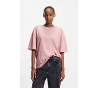 HUGO Camiseta oversize fit de algodón con logo Happy HUGO de estrás - StyleOversized _Tee_B_9, 50554940 Rosa claro XL