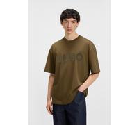 HUGO Camiseta oversize fit de algodón con logo reflectante decorativo - StyleDinkee, 50525765 Verde XL