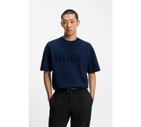 HUGO Camiseta oversize fit de algodón con logo reflectante - StyleDinkee, 50525765 Azul oscuro M