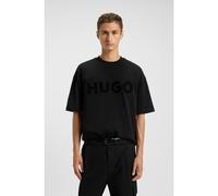 HUGO Camiseta oversize fit de algodón con logo reflectante - StyleDinkee, 50525765 Negro XXL