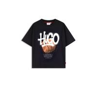 HUGO Camiseta para niños con estampado gráfico - StyleG01245/09B04A, G01245 Negro 150