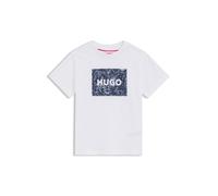 HUGO Camiseta para niños en algodón con logo de diseño estampado - StyleG01020/10P04A, G01020 Blanco 114