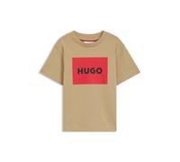 HUGO Camiseta para niños en algodón con logo - StyleG00572/10P04A, G00572 Beige 162