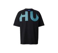 HUGO Camiseta pino / negro L pino / negro