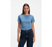 HUGO Camiseta regular fit con logo apilado bordado - StyleDeloris, 50512002 Celeste S