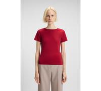 HUGO Camiseta regular fit con logo apilado bordado - StyleDeloris, 50512002 Rojo XL