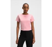 HUGO Camiseta regular fit con logo apilado bordado - StyleDeloris, 50512002 Rosa claro XL