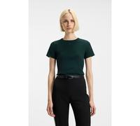 HUGO Camiseta regular fit con logo apilado bordado - StyleDeloris, 50512002 Verde oscuro M