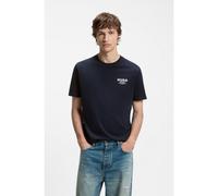 HUGO Camiseta regular fit de algodón con logo estampado - StyleNesptee, 50572740 Azul oscuro XL