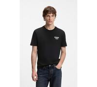 HUGO Camiseta regular fit de algodón con logo estampado - StyleNesptee, 50572740 Negro XL