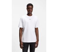 HUGO Camiseta 'Dapolino' negro / offwhite S negro / offwhite