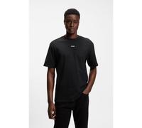 HUGO Camiseta relaxed fit con detalle de logo centrado - StyleDapolino, 50488330 Negro XL