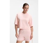 HUGO Camiseta relaxed fit con mangas fruncidas - StyleCASUAL_t-shirt, 50561045 Rosa claro S