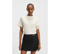 HUGO Camiseta relaxed fit de punto de algodón con monograma bordado - StyleVintage Tee_19, 50550901 Blanco XS