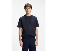 HUGO Camiseta relaxed fit en punto de algodón con logo estampado - StyleDapolino, 50488330 Azul oscuro XXL