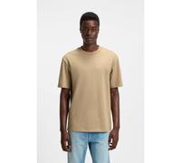 HUGO Camiseta relaxed fit en punto de algodón con logo estampado - StyleDapolino, 50488330 Marrón claro XL