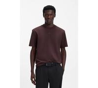 HUGO Camiseta relaxed fit en punto de algodón con logo estampado - StyleDapolino, 50488330 Marrón oscuro XS