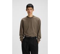 HUGO Camiseta relaxed fit en punto de algodón con logo estampado - StyleDaposo, 50511029 Marrón L