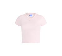 HUGO Camiseta corta slim fit de algodón elástico - StyleBaby Tee_B, 50510749 Rosa claro S