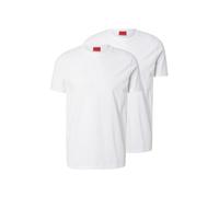 HUGO Paquete de dos camisetas slim fit de algodón elástico - StyleHUGO-Round, 50325440 Blanco S